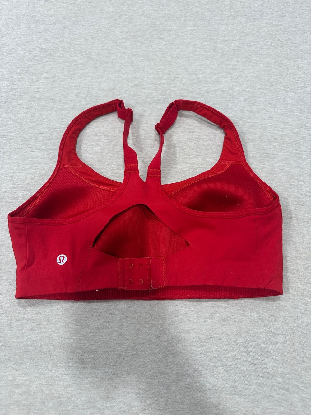 lululemon athletica Red Racerback High-Support Sports Bra